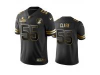 Men Frank Clark Chiefs Black Super Bowl LIV Golden Edition Jersey